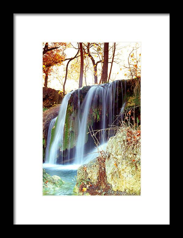 Oklahoma Framed Print featuring the photograph Price Falls 5 of 5 by Jason Politte