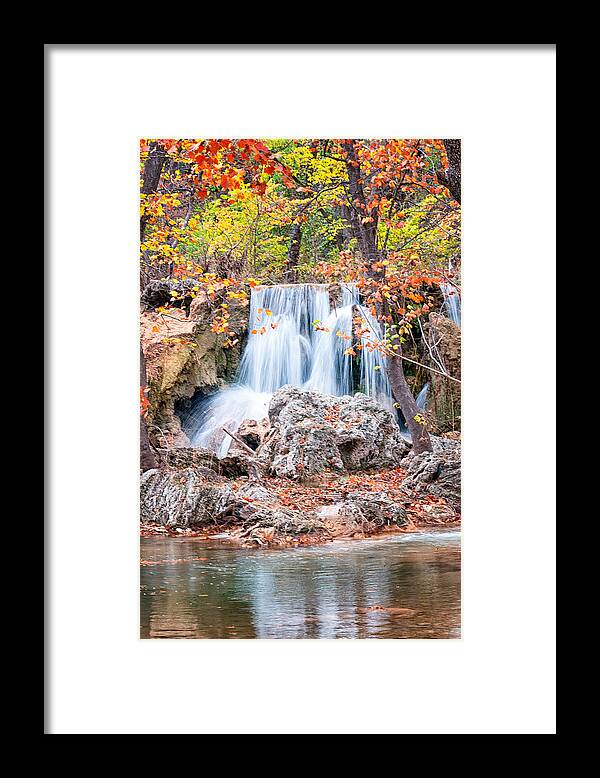 Arbuckle Mountains Framed Print featuring the photograph Price's Falls by Victor Culpepper