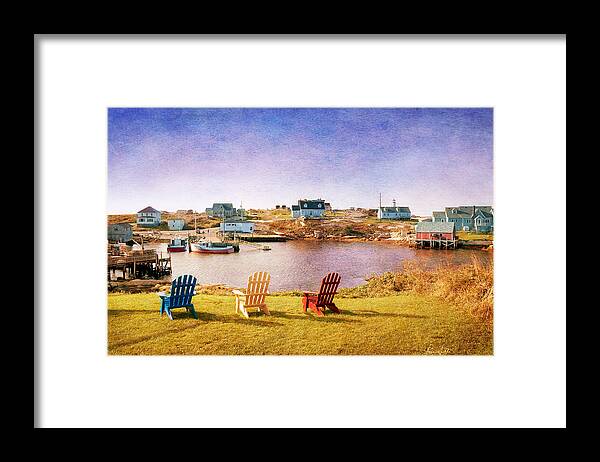 Primary Framed Print featuring the photograph Primary Chairs - Digital Art by Renee Sullivan