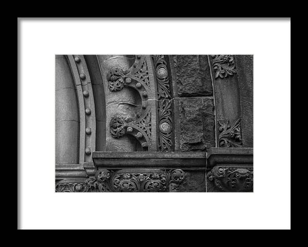 Princeton Framed Print featuring the photograph Princeton Architectural Detail by Glenn DiPaola