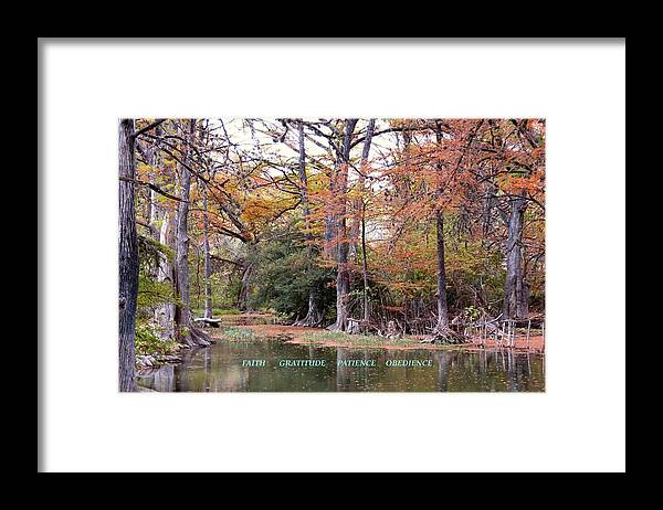 Christian Art Framed Print featuring the photograph Priorities by David Norman