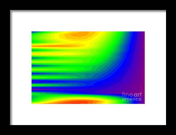 Digital Art Framed Print featuring the digital art Prism Variation by Steven Pipella