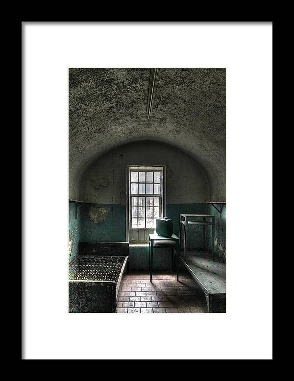 Prison Framed Print featuring the photograph Prison Cell by Jane Linders