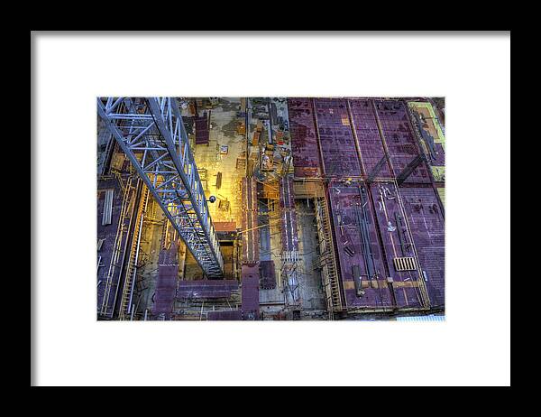 Construction Framed Print featuring the photograph Progress by Micah Goff