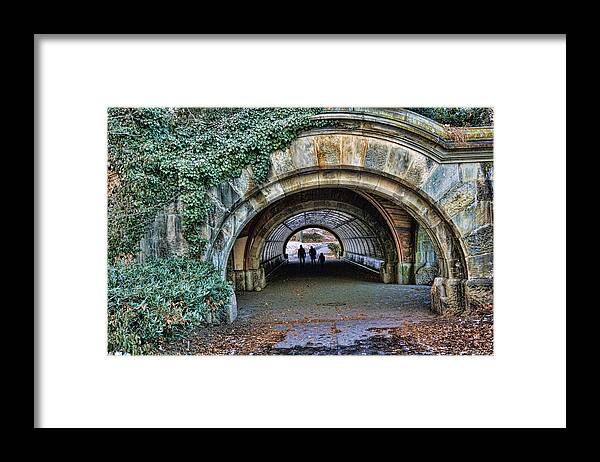 'brooklyn Framed Print featuring the photograph Prospect Park Passage - Brooklyn by Jeffrey Friedkin