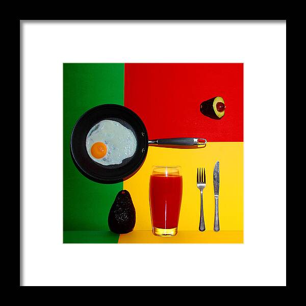 Still Life Framed Print featuring the photograph Psychedelic Breakfast by Andrei SKY
