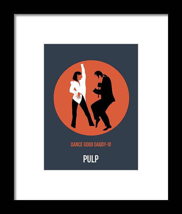 Pulp Fiction Movie Mini Poster Limited Signature Edition Custom Frame