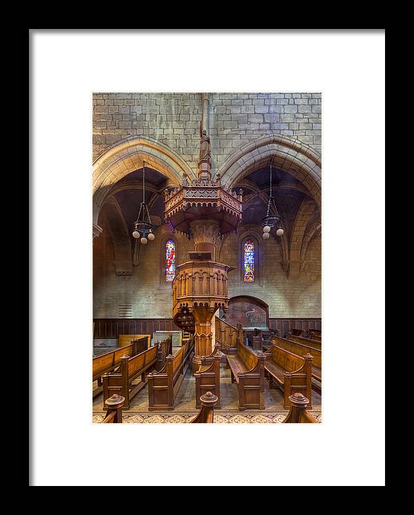 Pulpit Framed Print featuring the photograph Pulpit by Charles Lupica