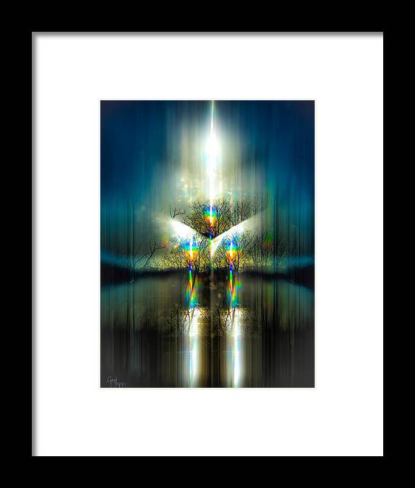 Landscape Framed Print featuring the photograph Pulsar Ignition by Glenn Feron