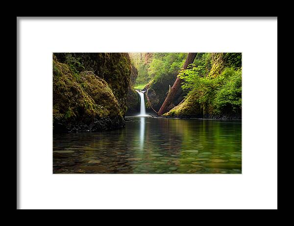 Punch Bowl Framed Print featuring the photograph Punch Bowl Falls by Andrew Kumler