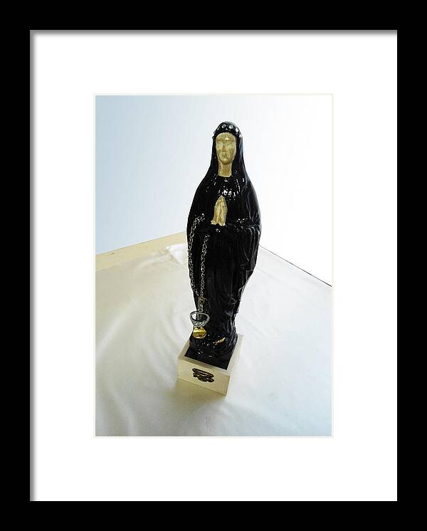 Wish Framed Print featuring the sculpture Punk-holy mother wish box by Golden Section