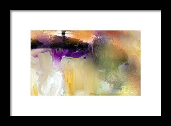  Framed Print featuring the digital art Purple Dream by Davina Nicholas