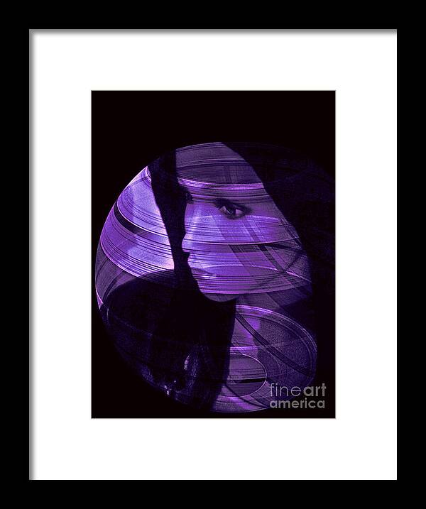 Purple Framed Print featuring the photograph Purple Love by Eva-Maria Di Bella
