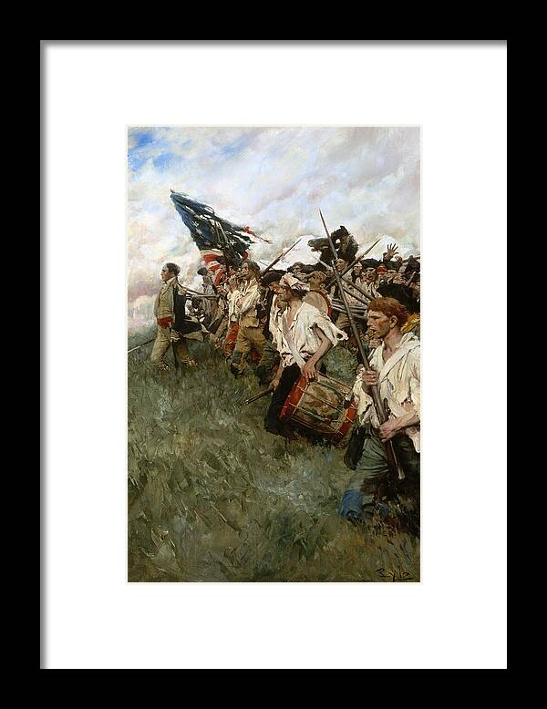 1780s Framed Print featuring the painting The Nation Makers, 1906 by Howard Pyle