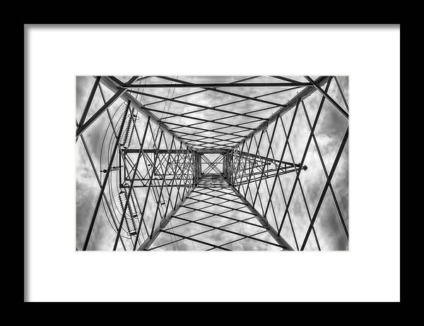 Nature Framed Print featuring the photograph Pylon by Howard Salmon