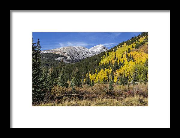 Quandary Framed Print featuring the photograph Quandary Peak by Aaron Spong