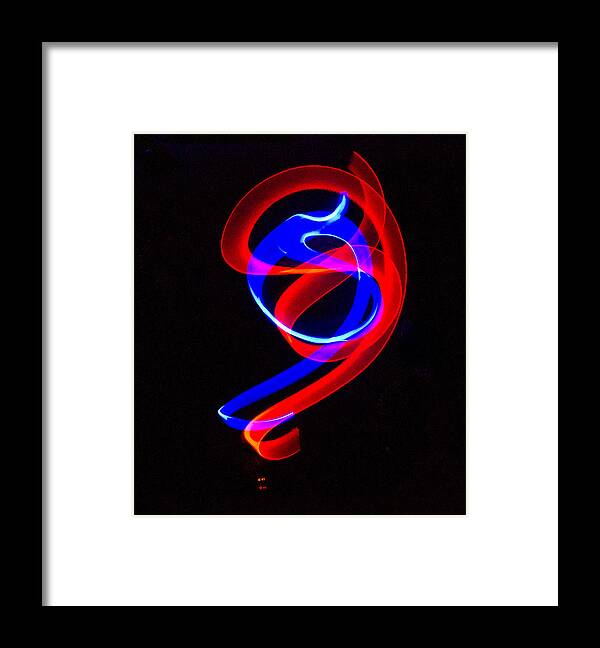 Abstract Framed Print featuring the photograph Question by Douglas Barnett