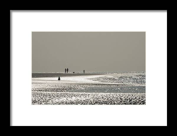 Seaside Framed Print featuring the photograph Quick silver by Spikey Mouse Photography