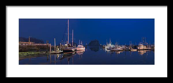 Ship Framed Print featuring the photograph Quiet Harbor by Jon Glaser