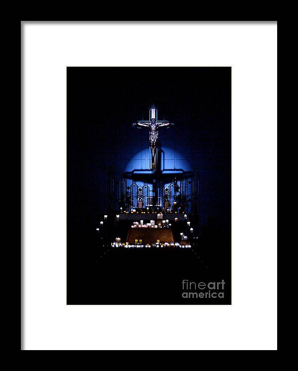 Christ Framed Print featuring the photograph Radiant Light by Frank J Casella