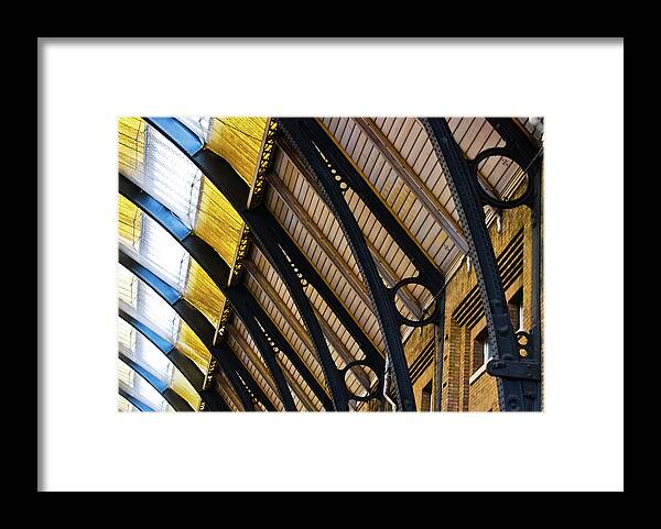 Arch Framed Print featuring the photograph Rafters at London Kings Cross by Christi Kraft