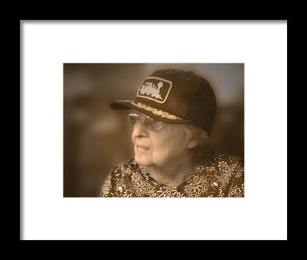 Mighty Sight Studio Steve Sperry Photo Art Framed Print featuring the photograph Railroad Gal by Steve Sperry