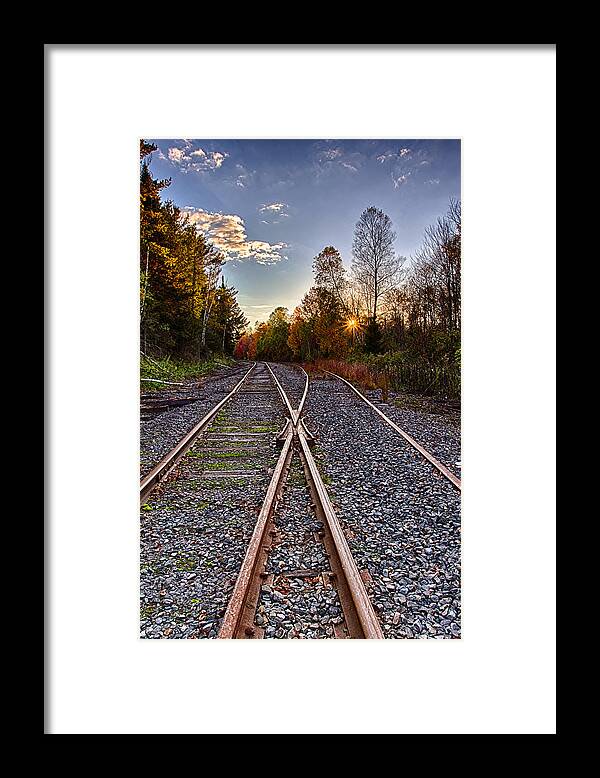 Pondicherry National Wildlife Refuge Framed Print featuring the photograph Rails In The Wilderness by Jeff Sinon