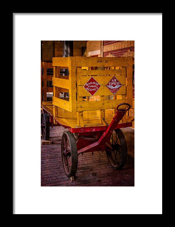 Railway Framed Print featuring the photograph Railway Cargo Wagon by Paul Freidlund