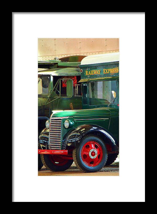 Fine Art Framed Print featuring the photograph Railway Express by Rodney Lee Williams