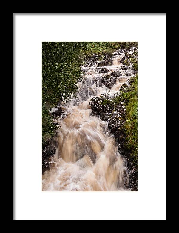 Europe Framed Print featuring the photograph Rain stream by Sergey Simanovsky