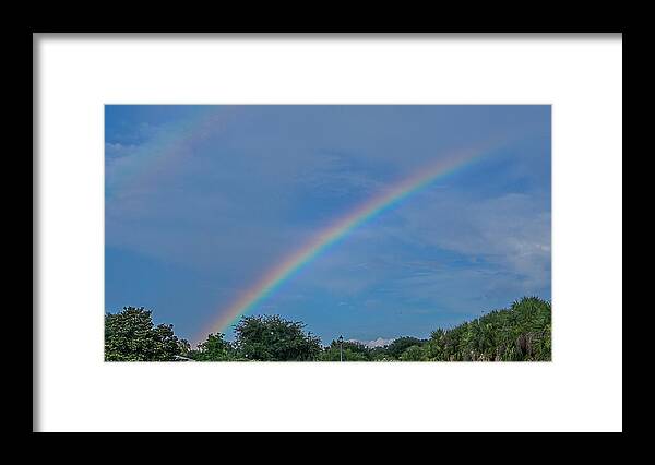 Rainbow Framed Print featuring the photograph Rainbow by Dennis Dugan