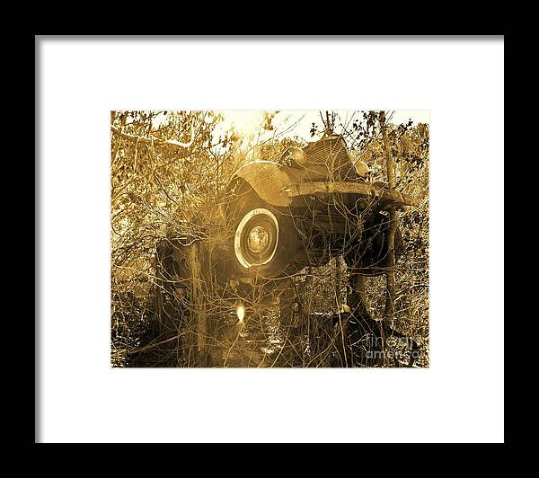 Car Framed Print featuring the photograph Raised by Chuck Hicks