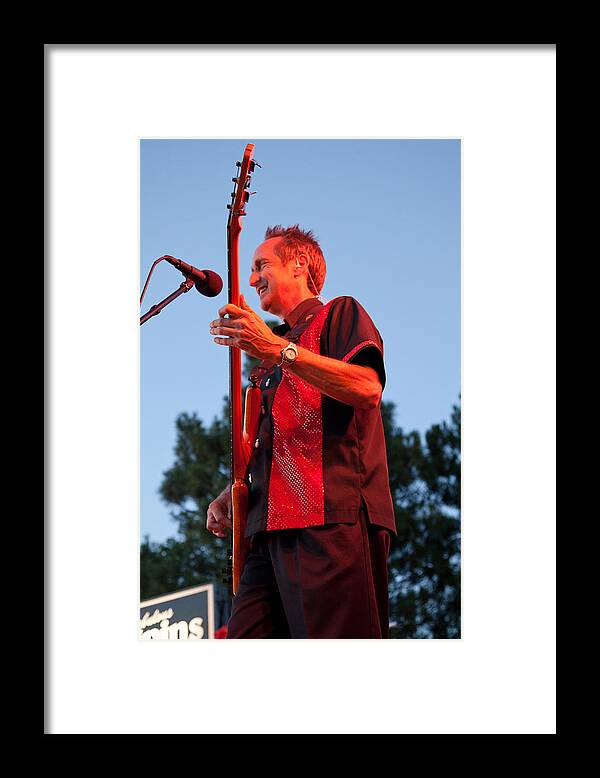 The Kingpins Framed Print featuring the photograph Randy Reis on Bass - The Fabulous Kingpins by David Patterson