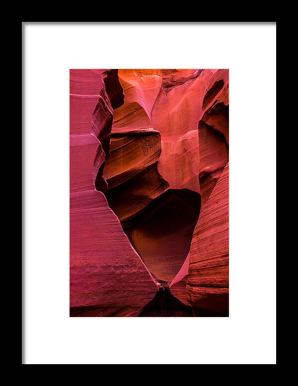 Rattlesnake Heart Framed Print featuring the photograph Rattlesnake Heart by Chad Dutson