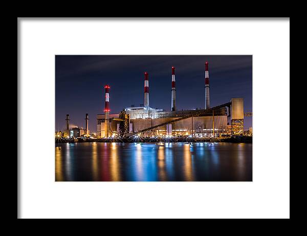 Usa Framed Print featuring the photograph Ravenswood Generating Station by Mihai Andritoiu