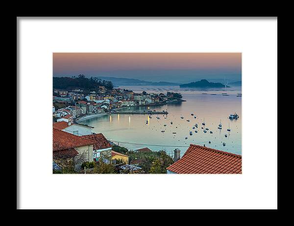Enm Framed Print featuring the photograph Raxo Panorama from A Granxa Galicia Spain by Pablo Avanzini