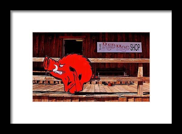 Arkansas Framed Print featuring the photograph Razorback Country by Benjamin Yeager