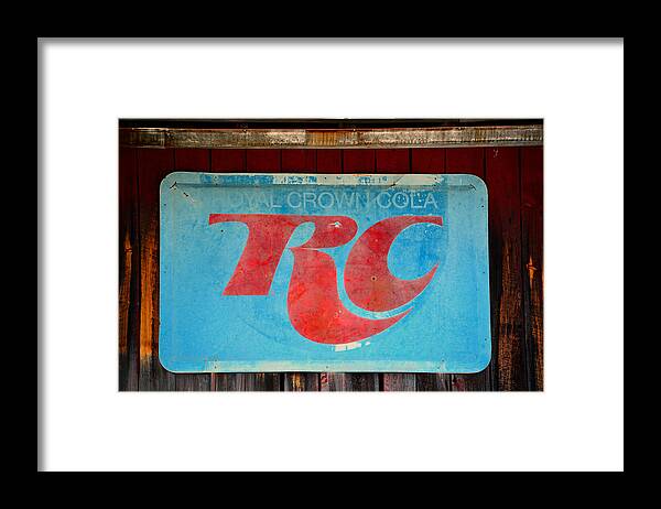 Royal Crown Cola Framed Print featuring the photograph Royal Crown Cola #1 by David Lee Thompson