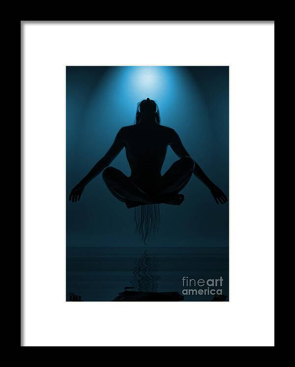 Festblues Framed Print featuring the photograph Reaching Nirvana.. by Nina Stavlund