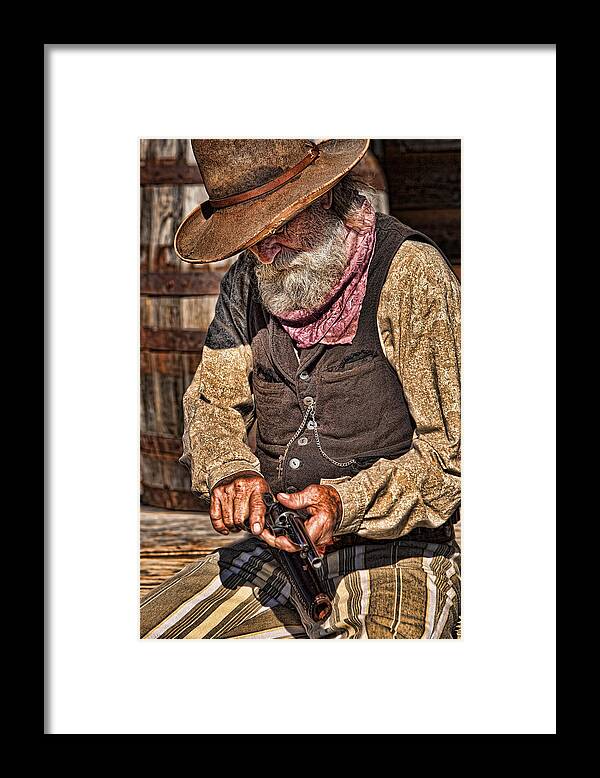 White Framed Print featuring the photograph Ready by Jack Milchanowski