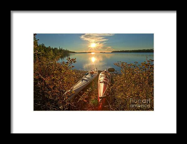 Isle Royale National Park Framed Print featuring the photograph Ready To Go by Adam Jewell