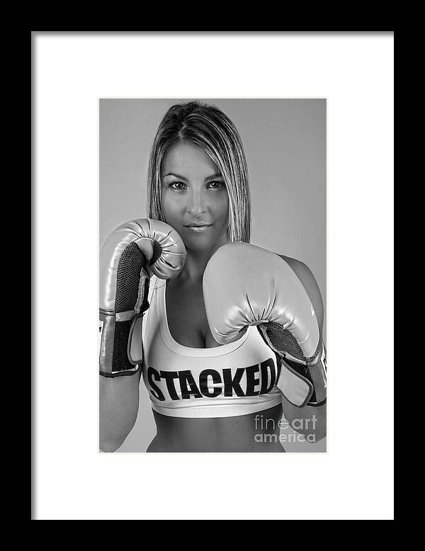 Melissa Dero Framed Print featuring the photograph Ready to Rumble - Boxing by Lee Dos Santos