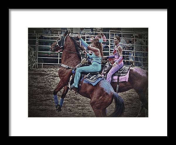 Wpra Framed Print featuring the photograph Rearing Wavingly by D L McDowell-Hiss