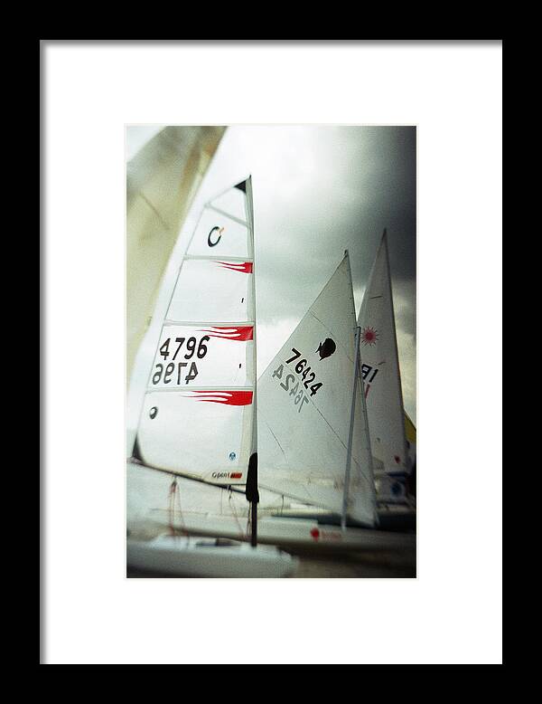 Recesky Framed Print featuring the photograph Recesky - Sails by Richard Reeve
