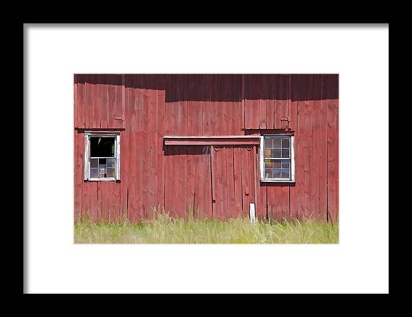 Barn Framed Print featuring the photograph Red Barn of New Jersey II by David Letts