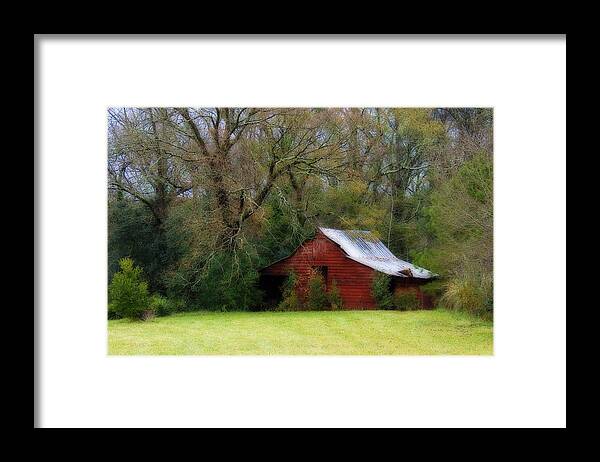 Red Barn Framed Print featuring the photograph Red Barn by Steven Richardson