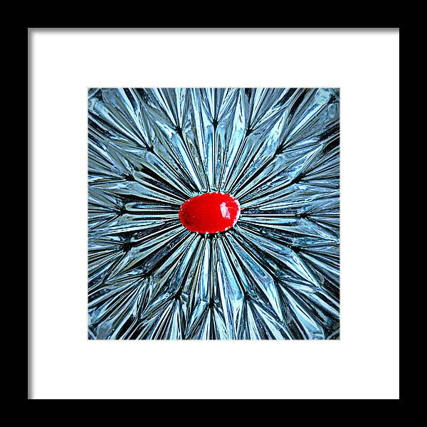 Jelly Bean Framed Print featuring the photograph Red Bean by Bruce Carpenter