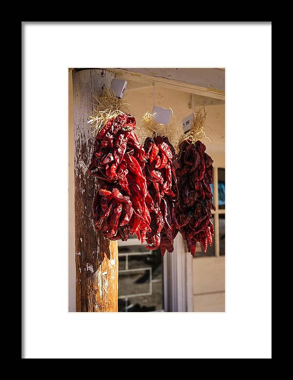 Rista Framed Print featuring the photograph Red Chillis by Chris Smith