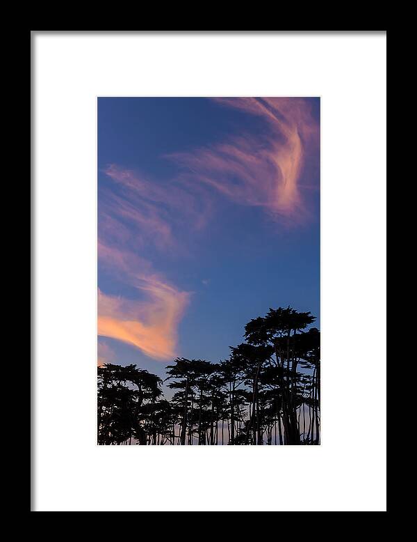 Landscape Framed Print featuring the photograph Red Clouds by Jonathan Nguyen