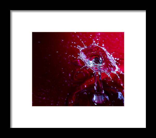 Red Framed Print featuring the photograph Red Dawn Explosion by Bill Linhares